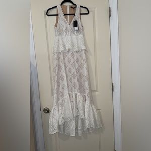 Bcbg high low midi dress